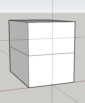 図3: 3本のガイドライン(点線)を引く