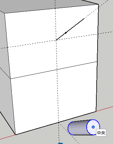 図10: 中央点が表示されている