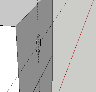 図14: はみ出した部分円柱が削除された状態