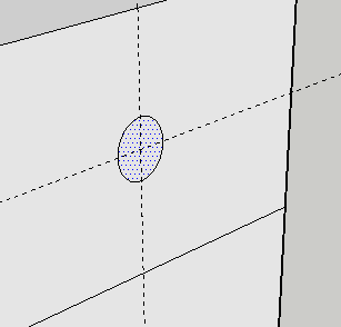 図15: ビス穴が選択されている