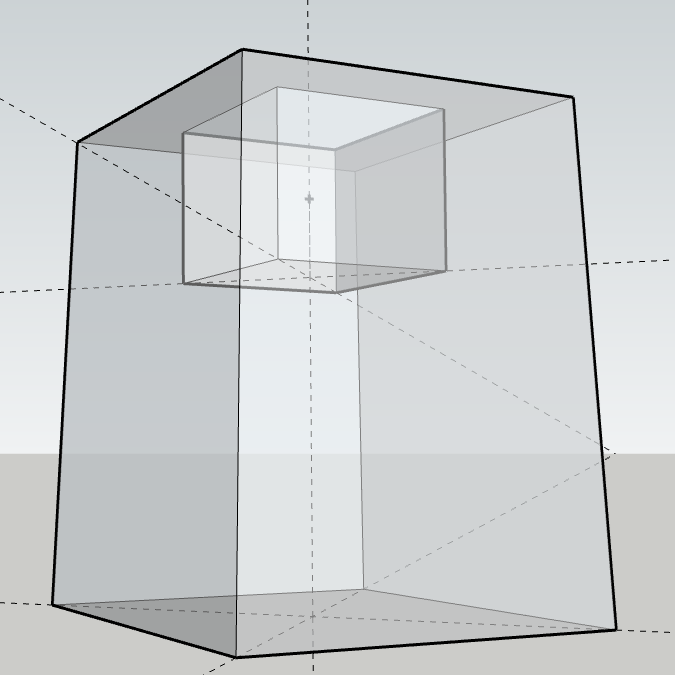 図7: 躯体中心線上のガイドポイントに注目